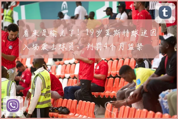 看来是输光了！19岁莱斯特球迷因入场袭击球员，判罚4个月监禁